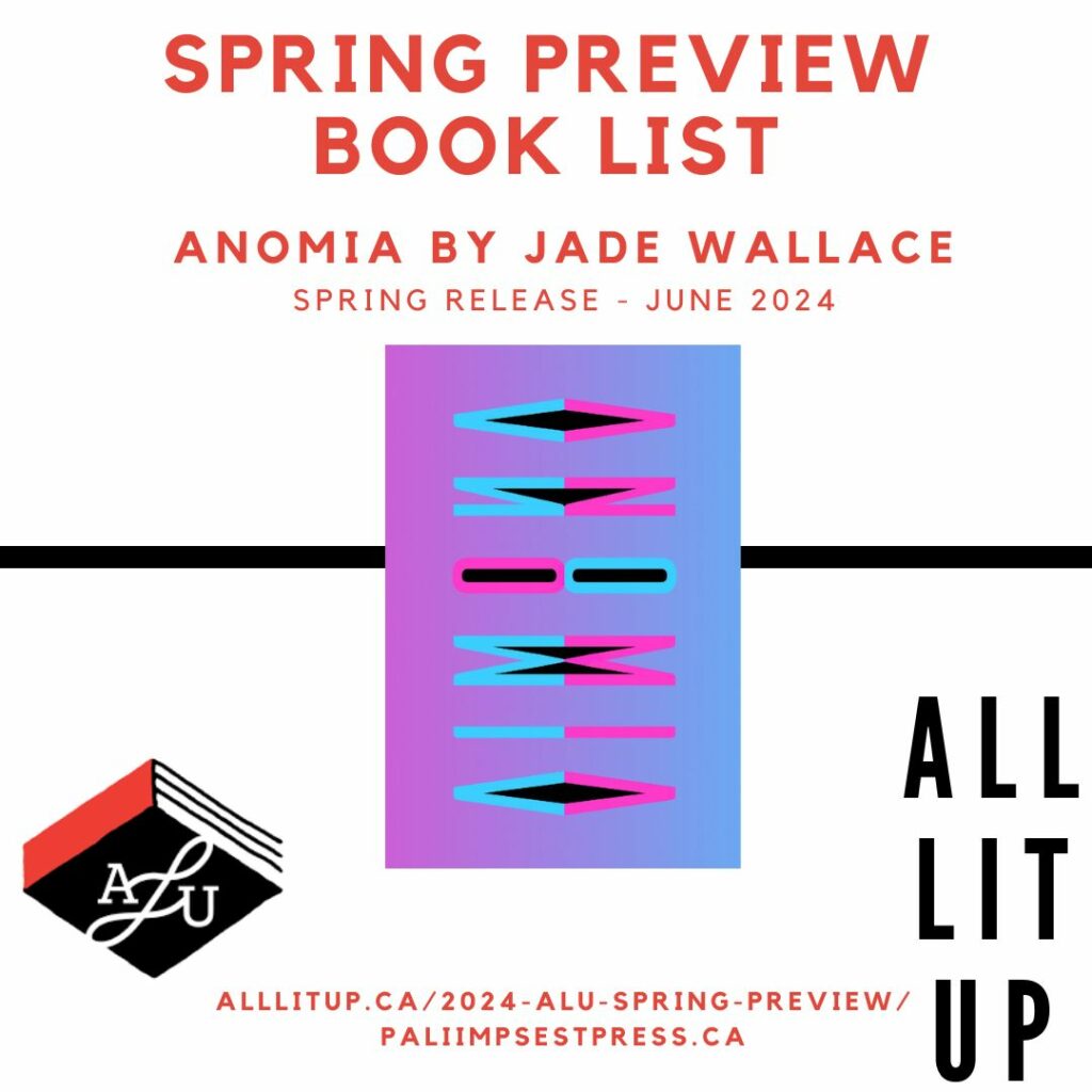 Preview List Jade Wallace's Forthcoming 'Anomia' Makes ALU Spring Preview ...